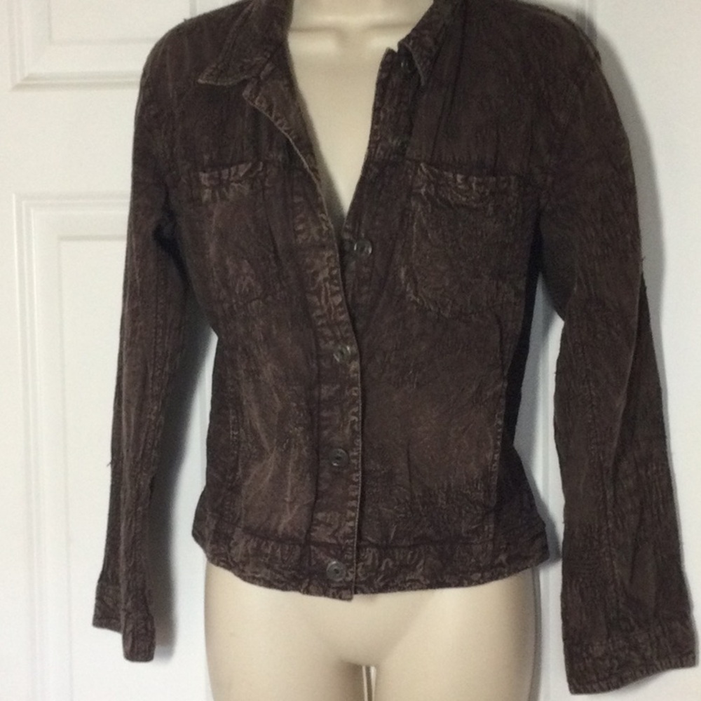 Chicos Cotton Shirt/Jacket